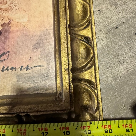 Large Portrait of a little girl 24”x20 shabby chic - Picture 5 of 14